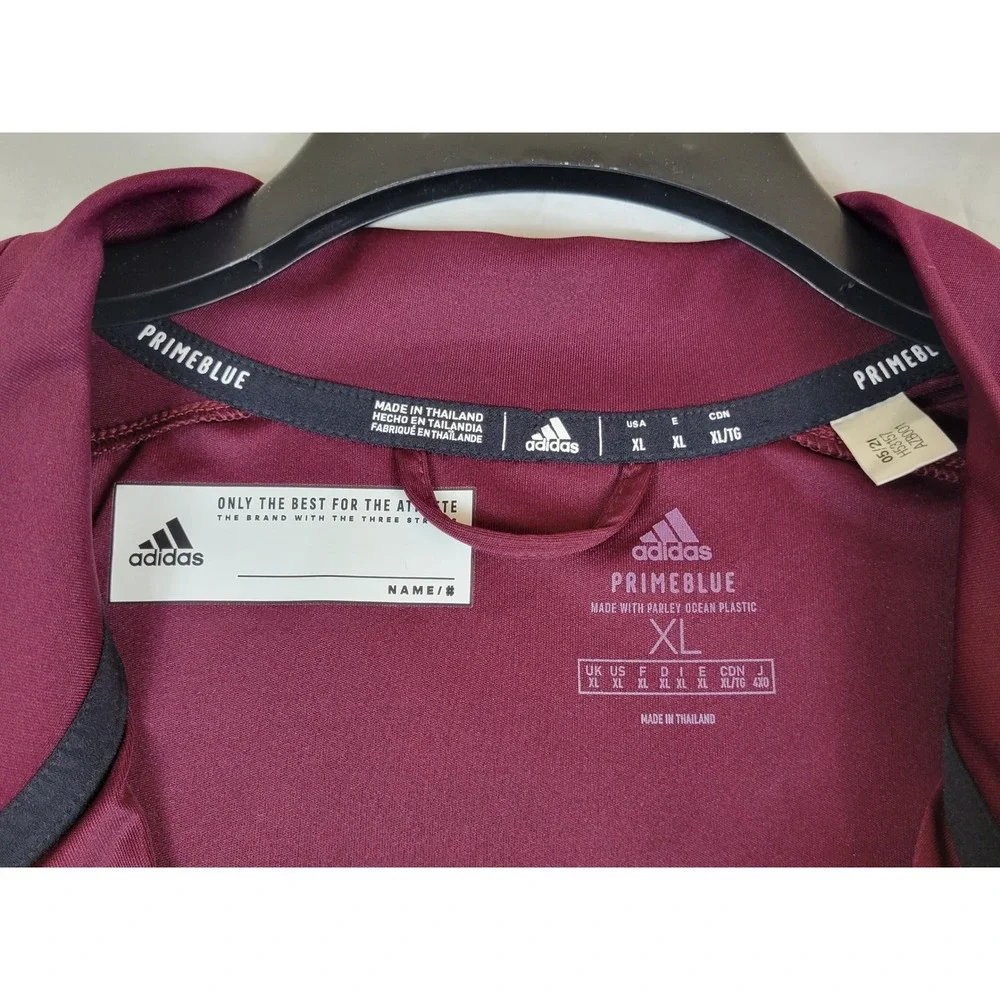 Adidas Texas‎ A&M Aggies Quarter Zip Pullover Maroon Primeblue Mens XL H53157